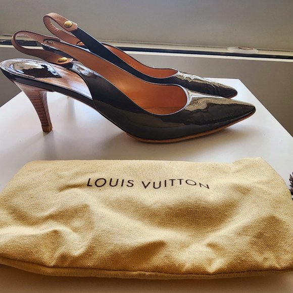 LOUIS VUITTON - AUTHENTIC SOULIERS SLINGBACK SHOES - Picture 5 of 12
